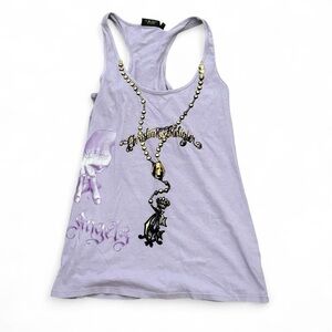 Christian Audigier Purple Tank Top